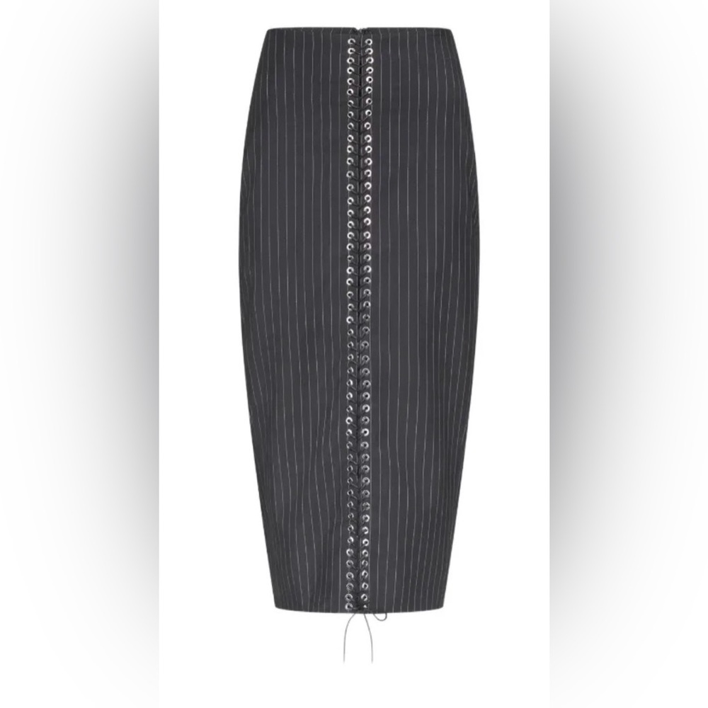 Ludovic de Saint Sernin Pencil Skirt Eyelets